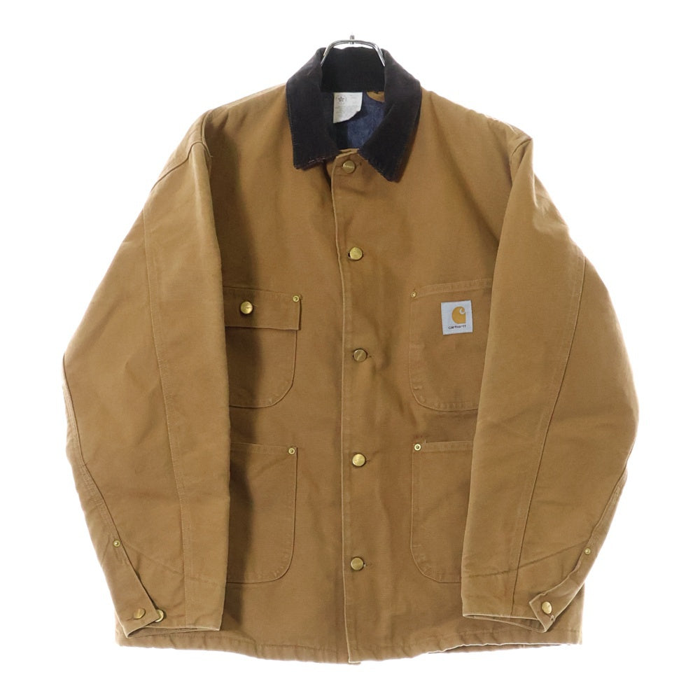CARHARTT(カーハート) 80s チョコアート 裏地 ブランケット生地 カバーオール ブラウン
