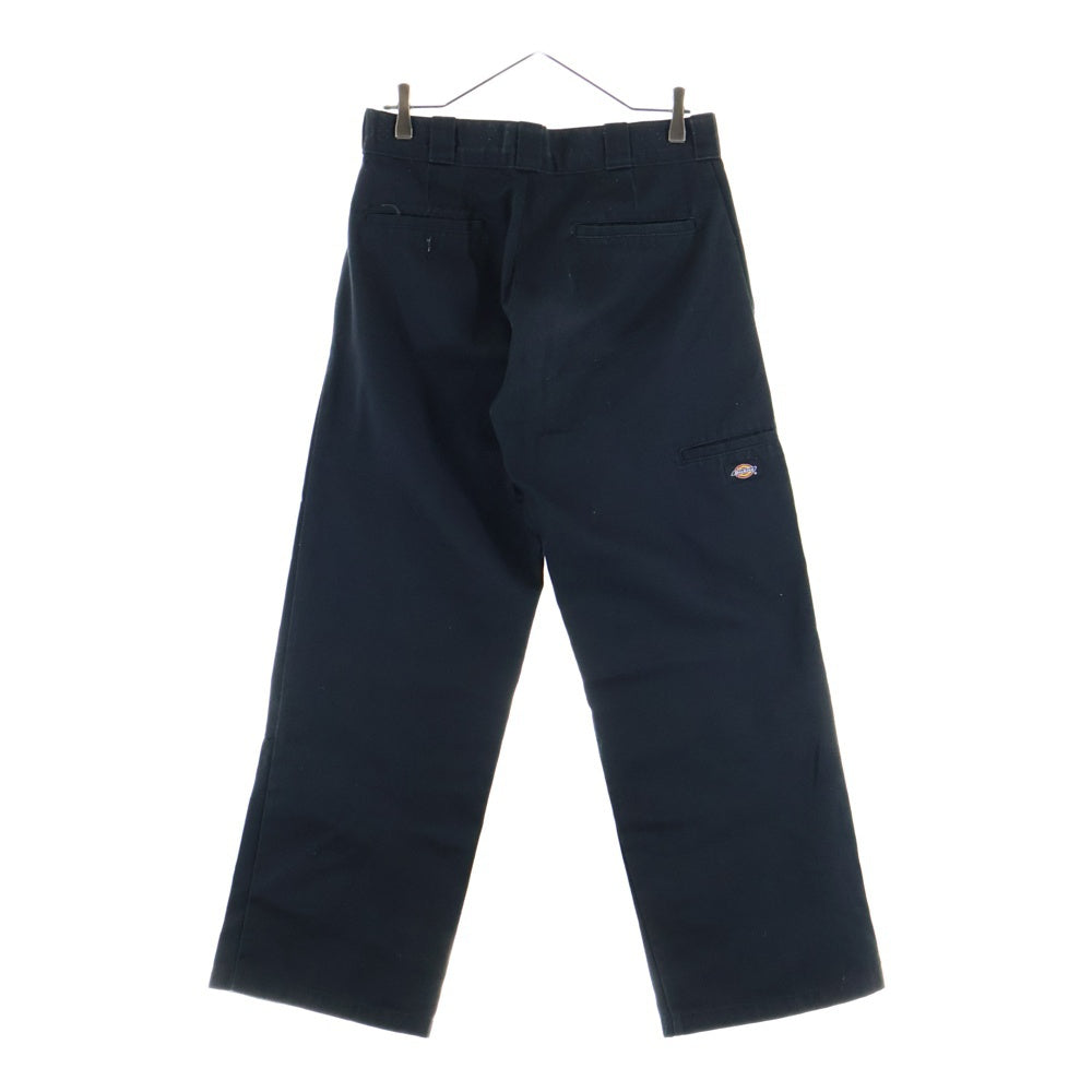 Dickies(ディッキーズ) Loose Fit パッチワーク ストレートパンツ チノパン ブラック