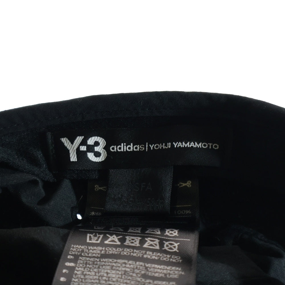 Y-3(ワイスリー) FOLDABLE CAP ナイロン キャンプキャップ ブラック