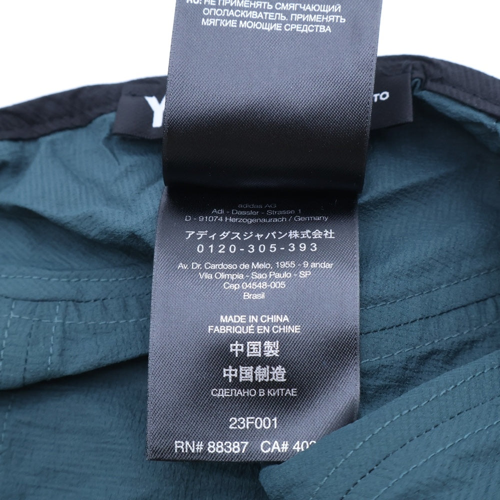 Y-3(ワイスリー) 19SS LOGO REVERSE CAP UNISEX ナイロン キャンプキャップ グリーン