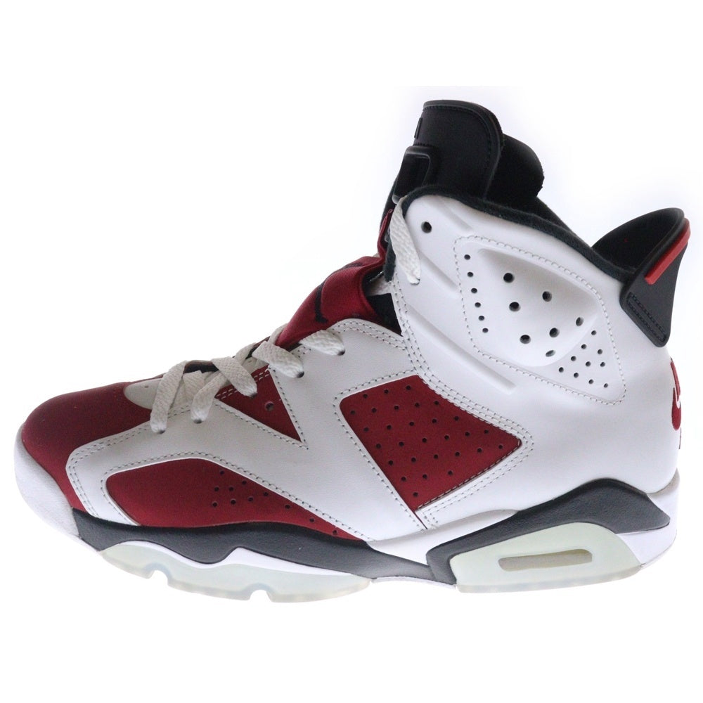 NIKE(ナイキ) AIR JORDAN 6 RETRO CARMINE エアジョーダン6 カーマイン ハイカットスニーカー ホワイト/レッド US9/27cm CT8529-106