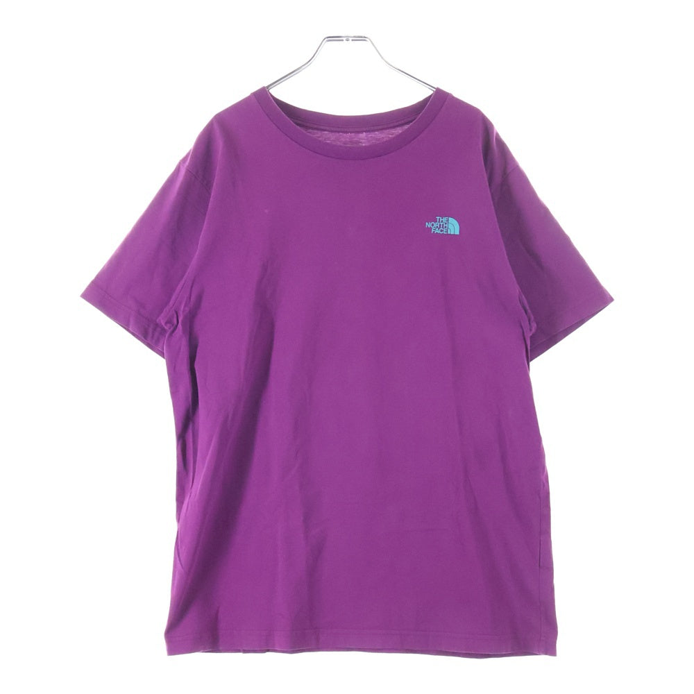 THE NORTH FACE(ザノースフェイス) 胸プリント 半袖Tシャツ カットソー パープル NT31953