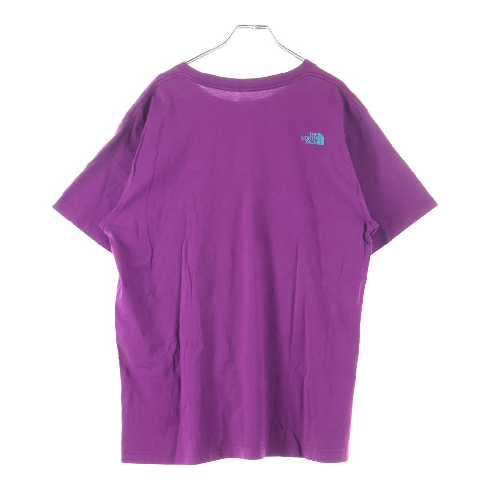 THE NORTH FACE(ザノースフェイス) 胸プリント 半袖Tシャツ カットソー パープル NT31953