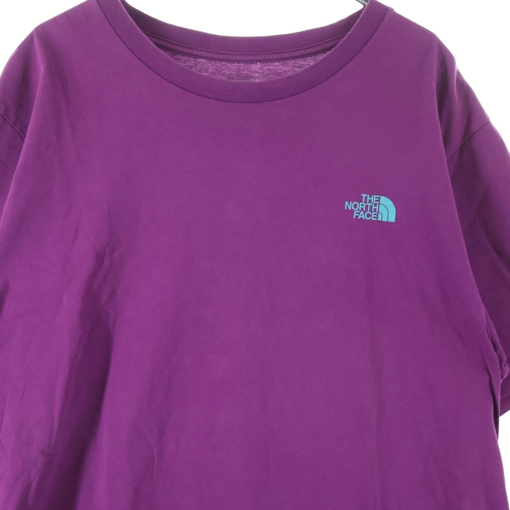 THE NORTH FACE(ザノースフェイス) 胸プリント 半袖Tシャツ カットソー パープル NT31953