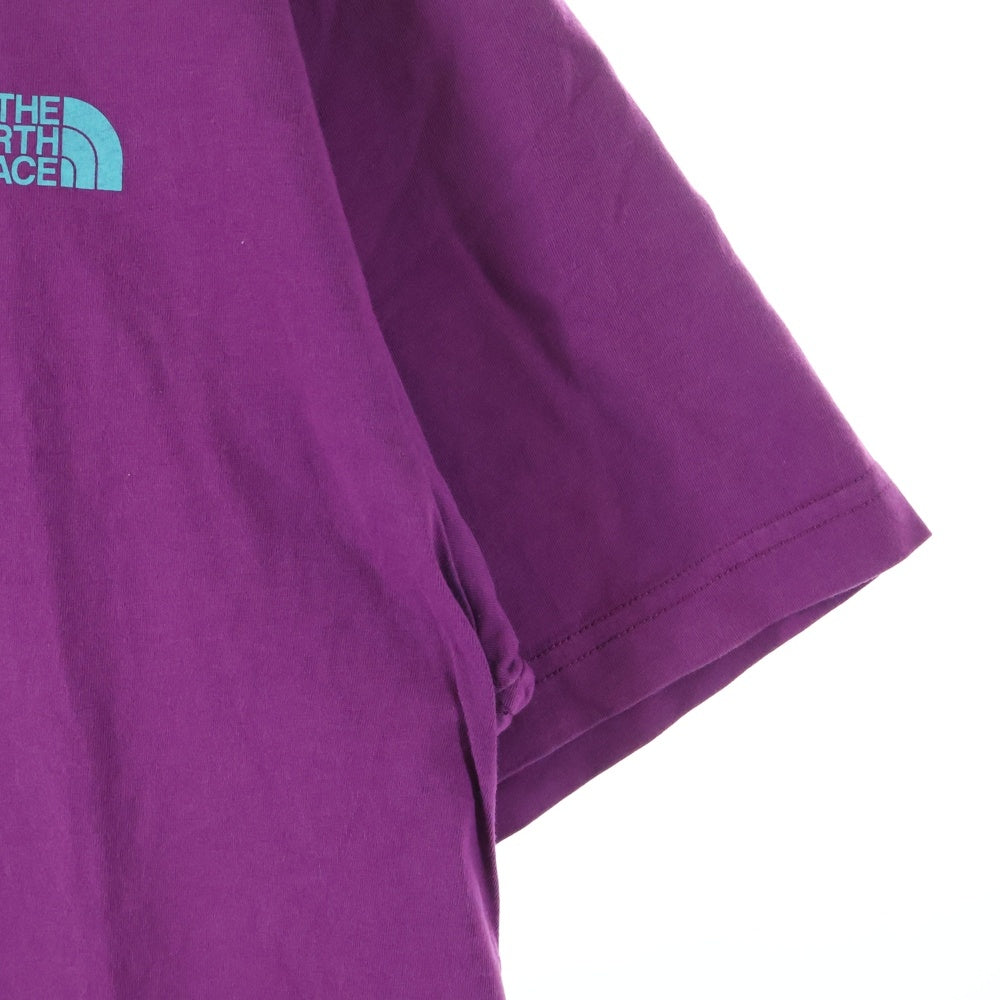 THE NORTH FACE(ザノースフェイス) 胸プリント 半袖Tシャツ カットソー パープル NT31953