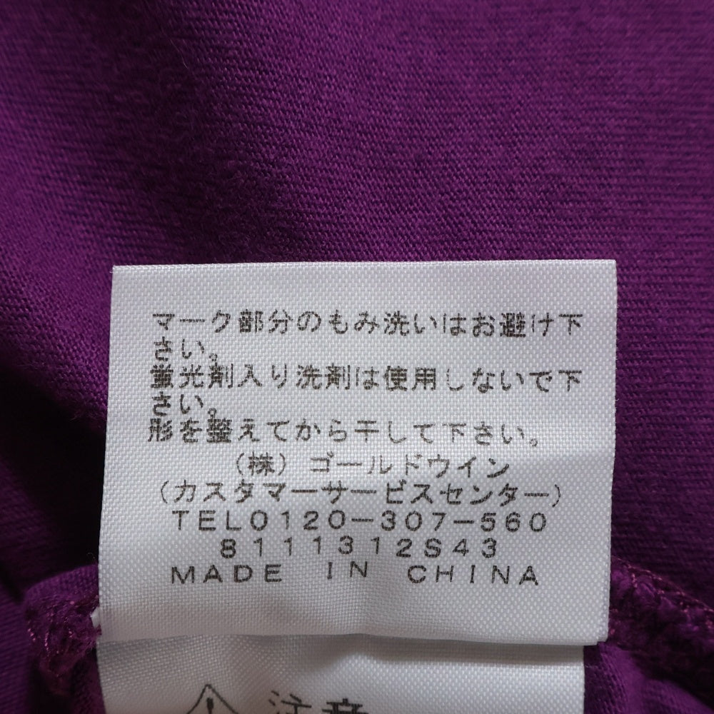 THE NORTH FACE(ザノースフェイス) 胸プリント 半袖Tシャツ カットソー パープル NT31953