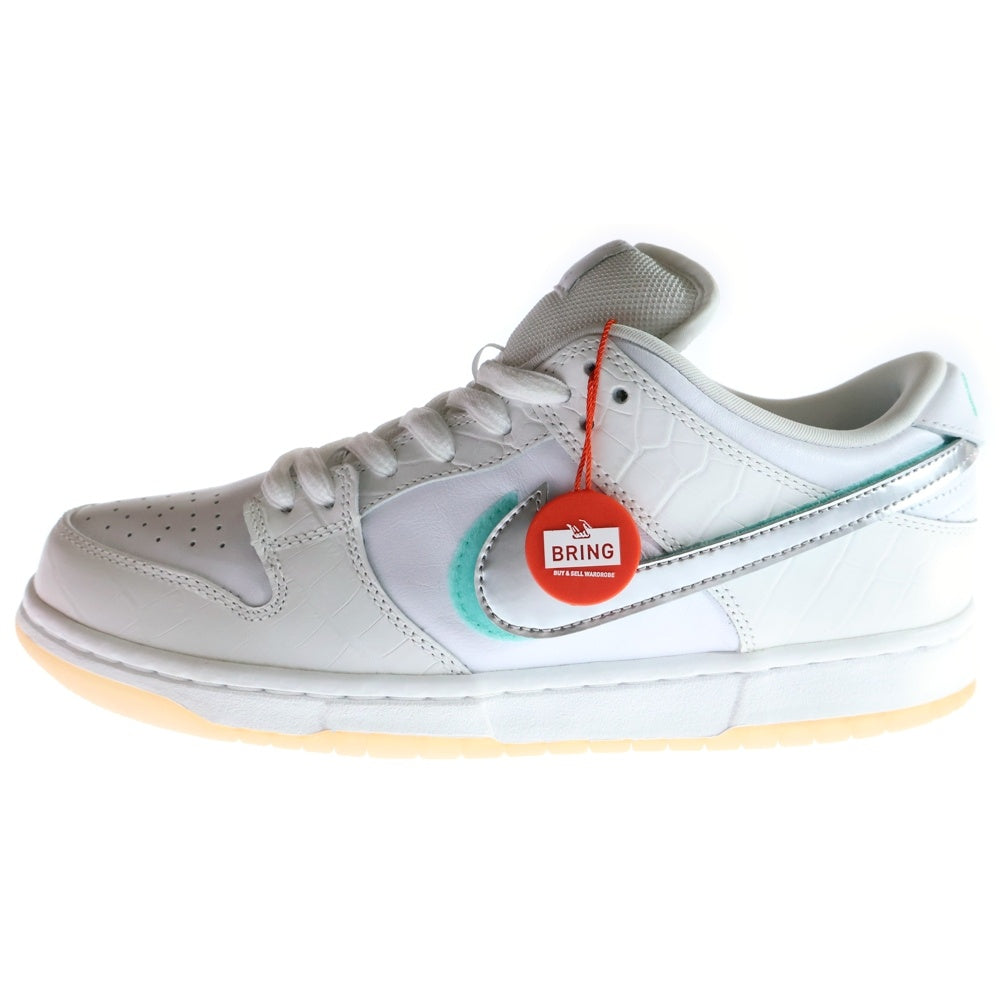 NIKE SB(ナイキエスビー) ×DIAMOND SUPPLY DUNK LOW PRO OG QS ダイヤモンドサプライ ダンク ローカットスニーカー ホワイト US10/28cm BV1310-100