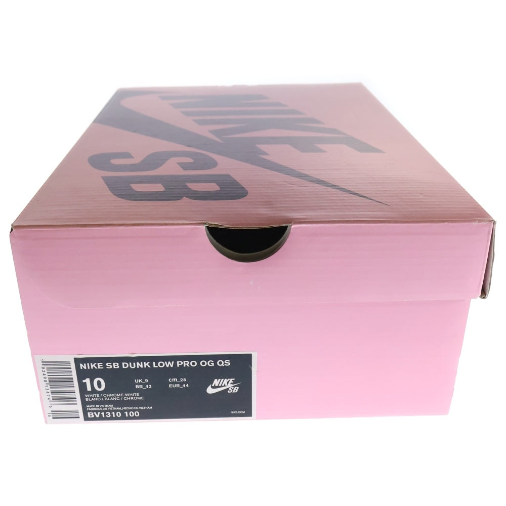 NIKE SB(ナイキエスビー) ×DIAMOND SUPPLY DUNK LOW PRO OG QS ダイヤモンドサプライ ダンク ローカットスニーカー ホワイト US10/28cm BV1310-100