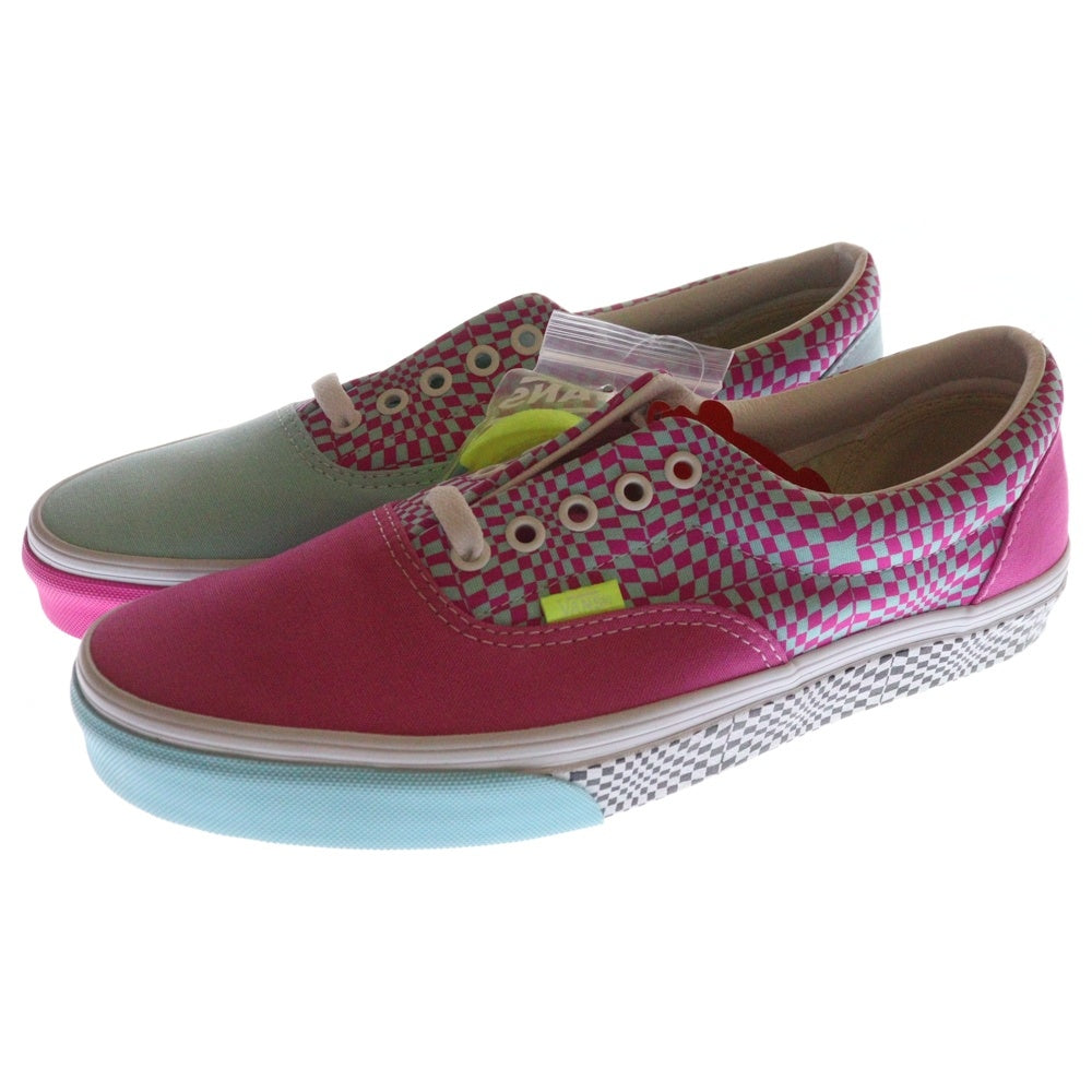 VANS(ヴァンズ) Era Size? Warped Check エラ サイズクエスチョン ワープド チェック ローカットスニーカー マルチ US10/28cm VN0A38FRTL61