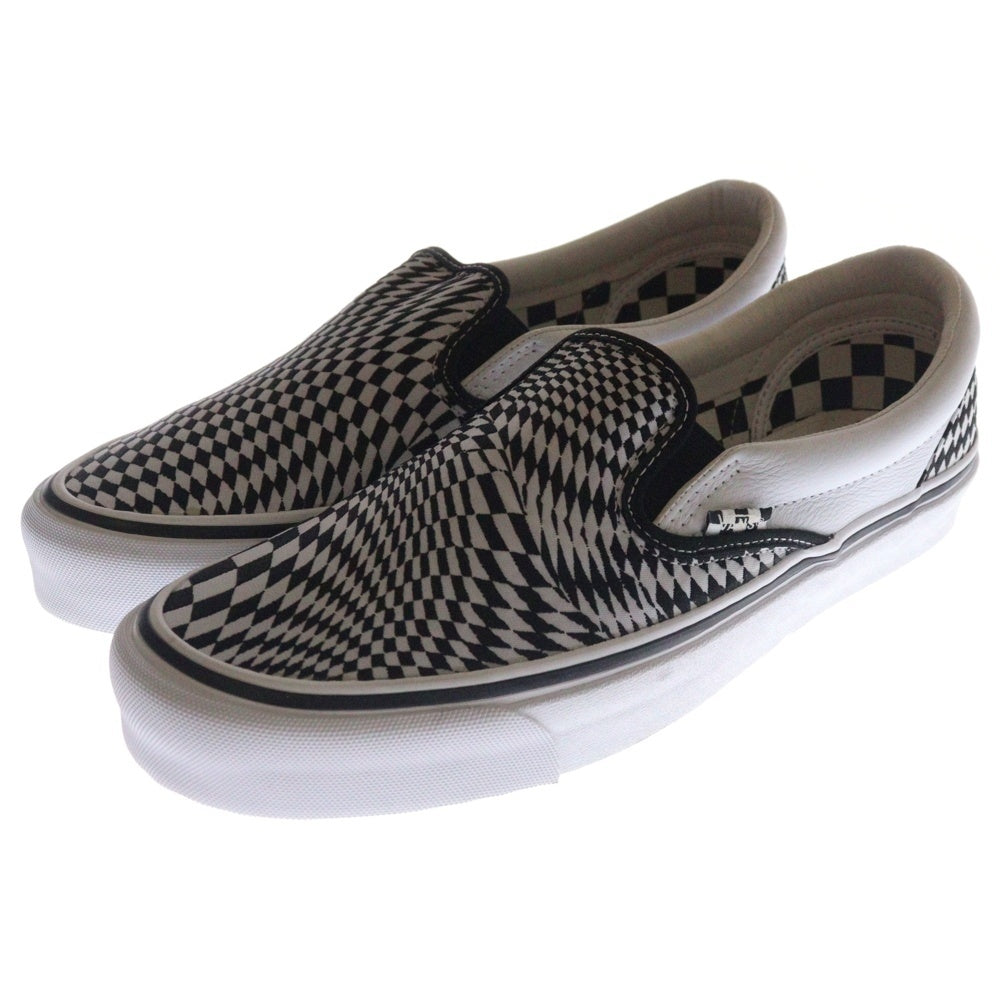 VANS(ヴァンズ) × END CLOTH VAULT OG CLASSIC SLIP-ON LX VERTIGO CHECKERBOARD エンド・クロージング ボルト クラシック スリッポン ローカットスニーカー VN0A32QNSZ620