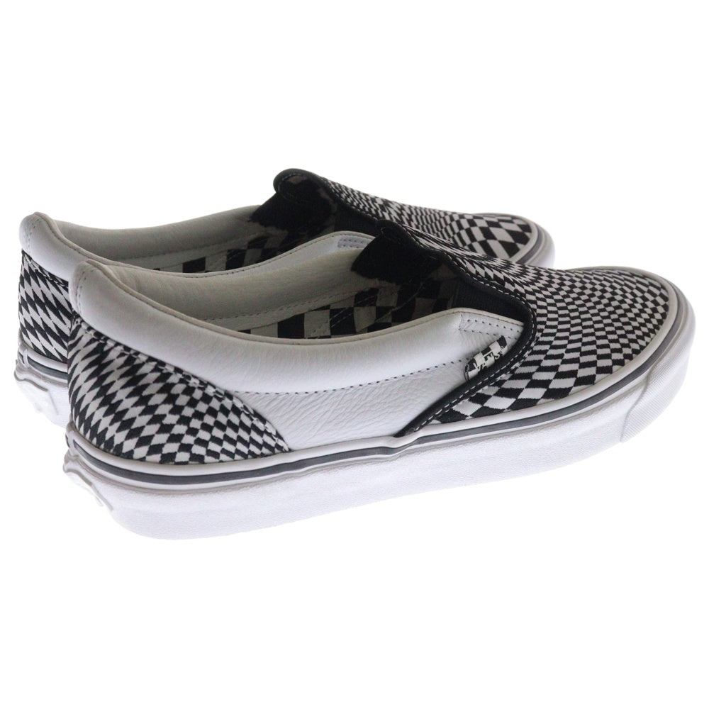 VANS(ヴァンズ) × END CLOTH VAULT OG CLASSIC SLIP-ON LX VERTIGO CHECKERBOARD エンド・クロージング ボルト クラシック スリッポン ローカットスニーカー VN0A32QNSZ620