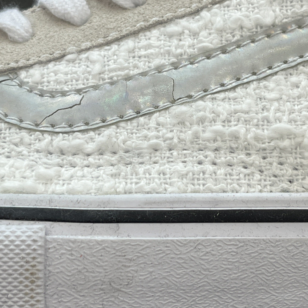 SUPREME(シュプリーム) 16SS × VANS Iridescent Old Skool Pro バンズ イリデセント オールドスクール プロ ローカットスニーカー ホワイト US10/28cm VN000ZD4JIO
