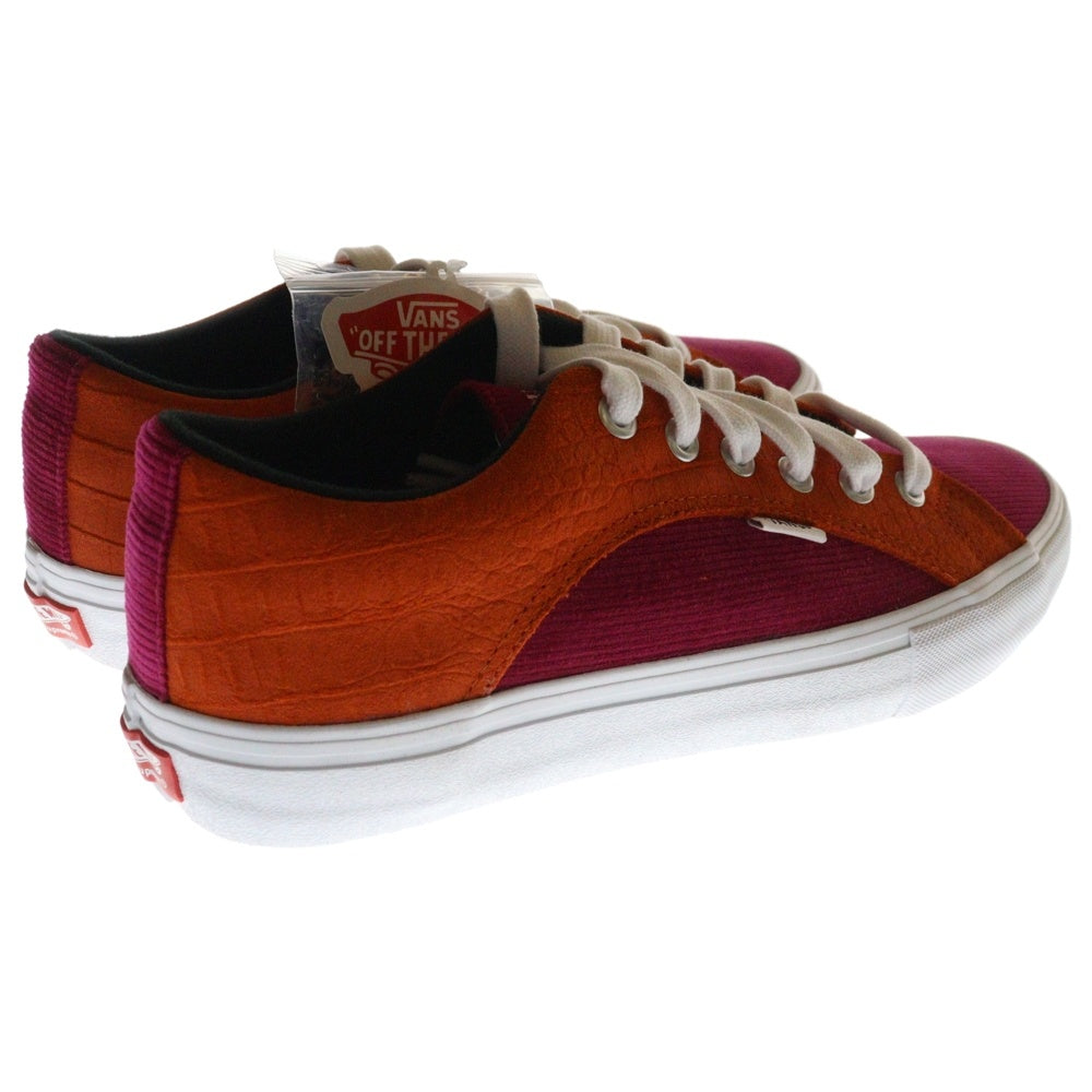 SUPREME(シュプリーム) ×VANS Lampin Pro Rust Croc Suede バンズ ランピン プロ ラスト スエード ローカットスニーカー オレンジ/ピンク US9.5/27.5cm VN0A38JOPUJ
