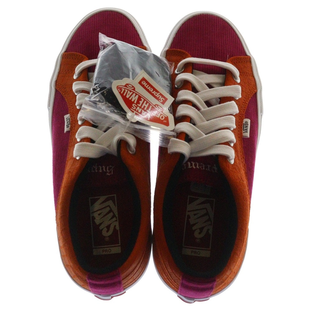 SUPREME(シュプリーム) ×VANS Lampin Pro Rust Croc Suede バンズ ランピン プロ ラスト スエード ローカットスニーカー オレンジ/ピンク US9.5/27.5cm VN0A38JOPUJ