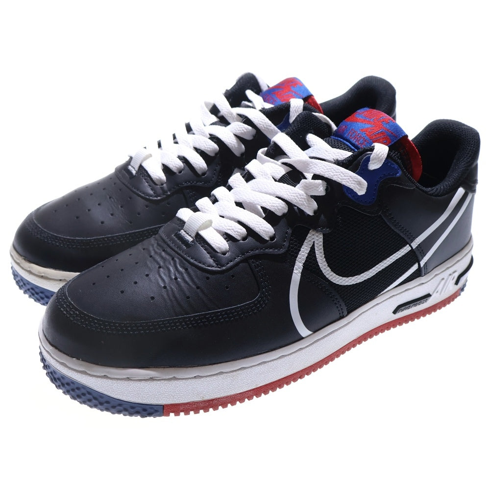 NIKE(ナイキ) Air Force 1 React Low エアフォース 1 リアクト ローカットスニーカー ブラック US9.5/27.5cm AV2187-160