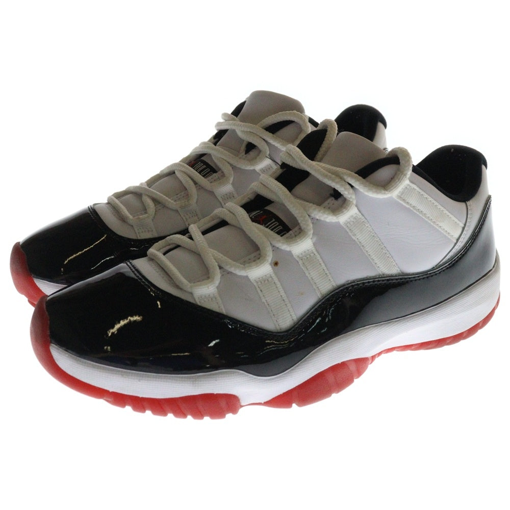 NIKE(ナイキ) AIR JORDAN 11 RETRO BRED エアジョーダン レトロ ブレッド ローカットスニーカー ホワイト/レッド US9.5/27.5cm AV2187-160