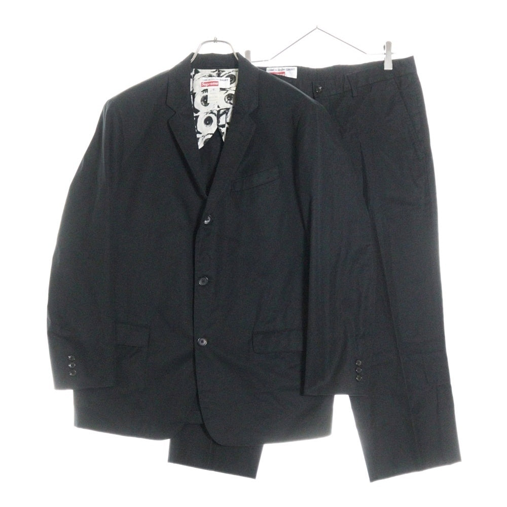 SUPREME(シュプリーム) 7SS×COMME des GARCONS SHIRT Cotton gabardine 3-Button コムデギャルソンシャツ アイ ギャバジン スーツセットアップ テーラードジャケット&スラックスパンツ