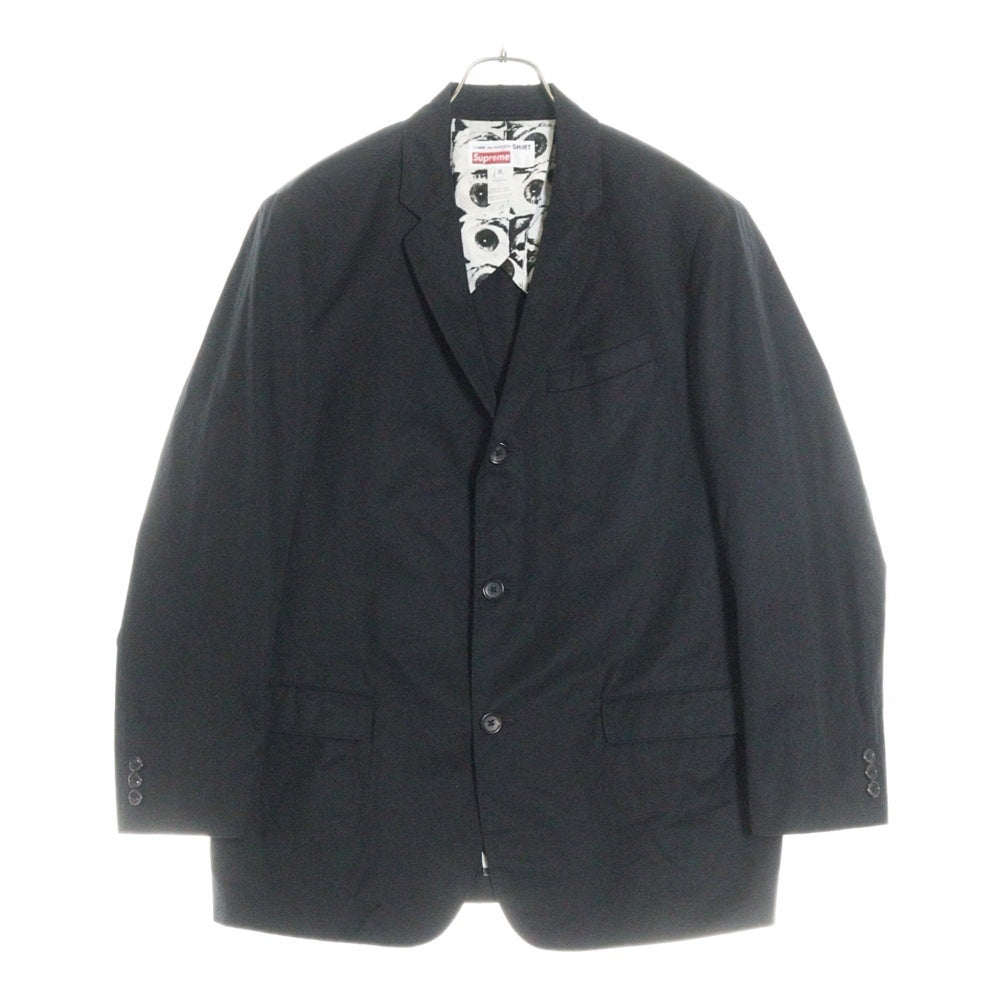 SUPREME(シュプリーム) 7SS×COMME des GARCONS SHIRT Cotton gabardine 3-Button コムデギャルソンシャツ アイ ギャバジン スーツセットアップ テーラードジャケット&スラックスパンツ