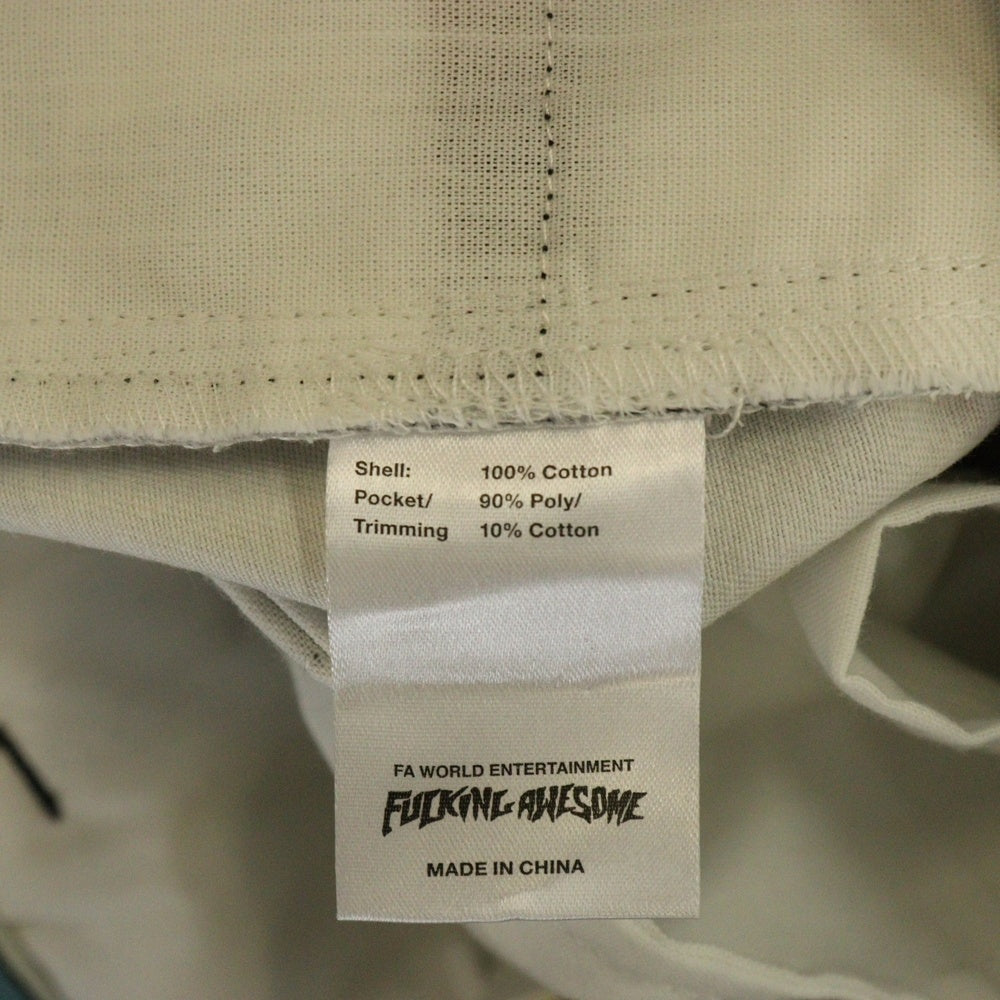 FULKING AWESOME(ファッキング オウサム) CHINO PANT 総柄 フォトプリント チノパンツ ワイドパンツ マルチ