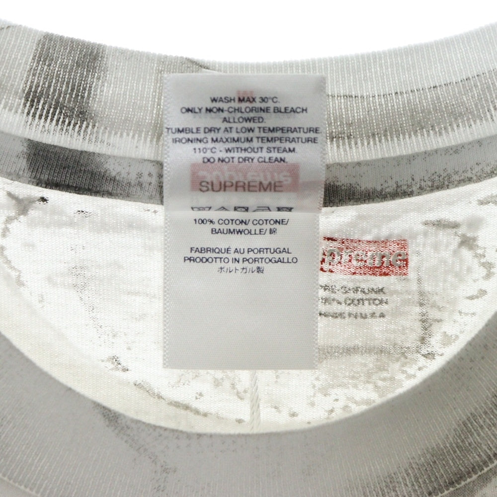 SUPREME(シュプリーム) 24SS ×MM6 Maison Margiela Box Logo Tee エムエムシックス メゾンマルジェラ ボックスロゴ プリント クルーネック 半袖Tシャツ カットソー ホワイト