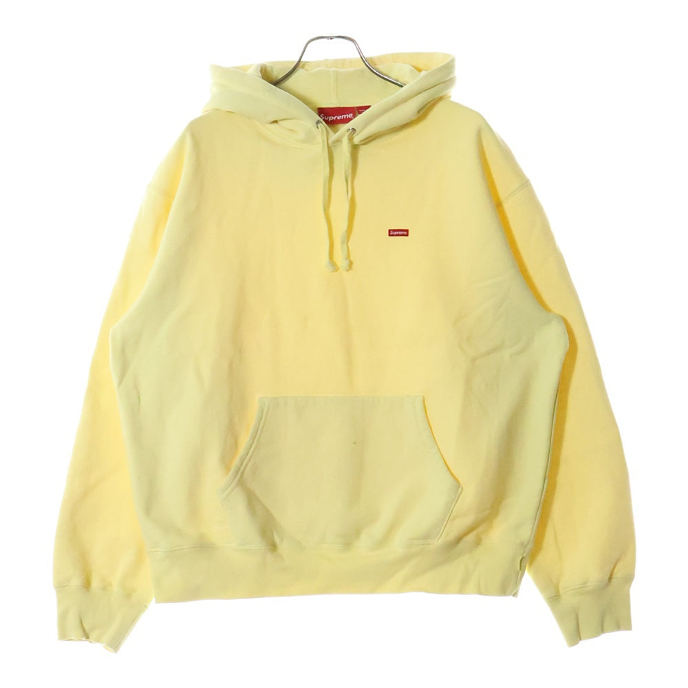 SUPREME(シュプリーム) 22SS Small Box Logo Hooded Sweatshirt スモールボックスロゴ プルオーバースウェットパーカー ライトイエロー