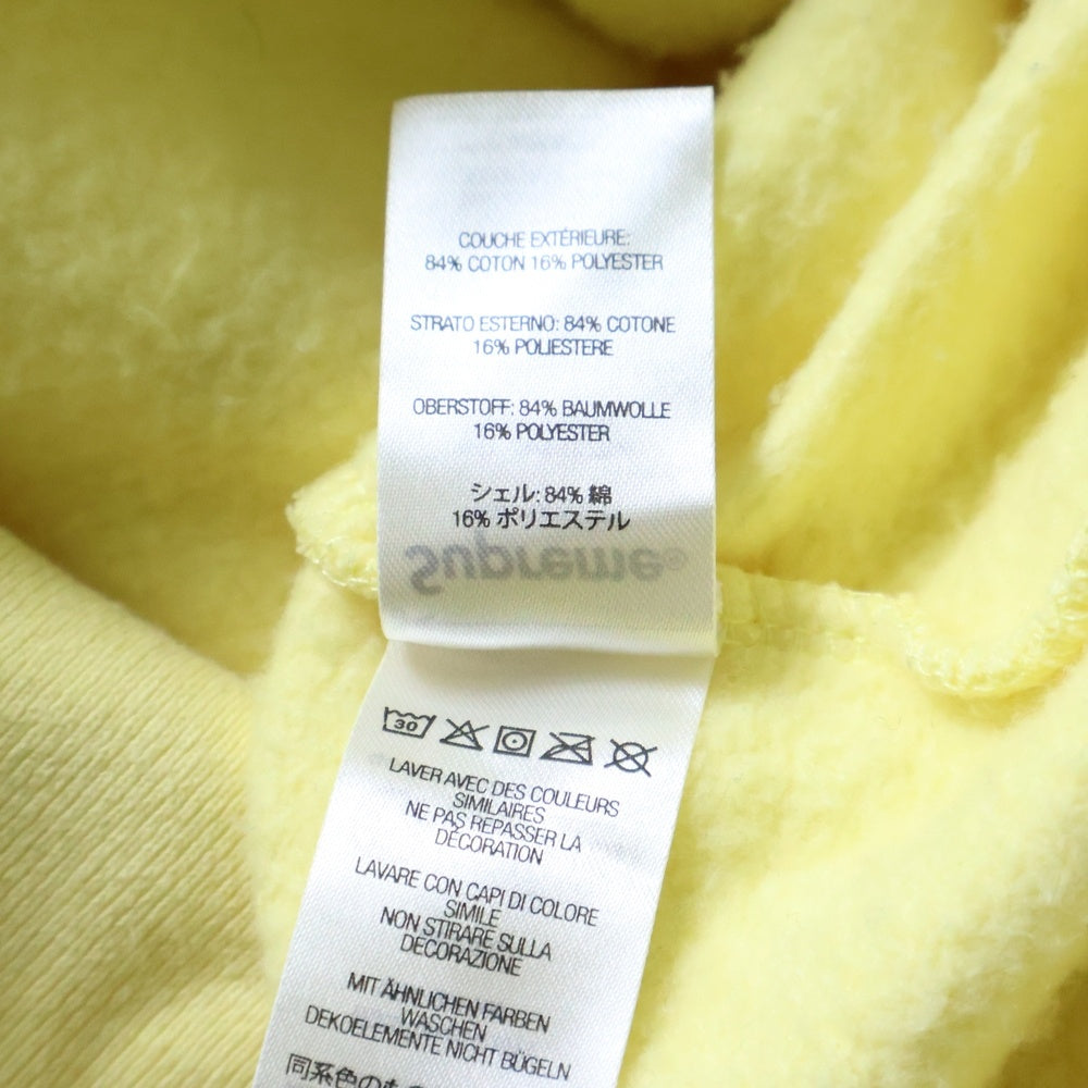 SUPREME(シュプリーム) 22SS Small Box Logo Hooded Sweatshirt スモールボックスロゴ プルオーバースウェットパーカー ライトイエロー