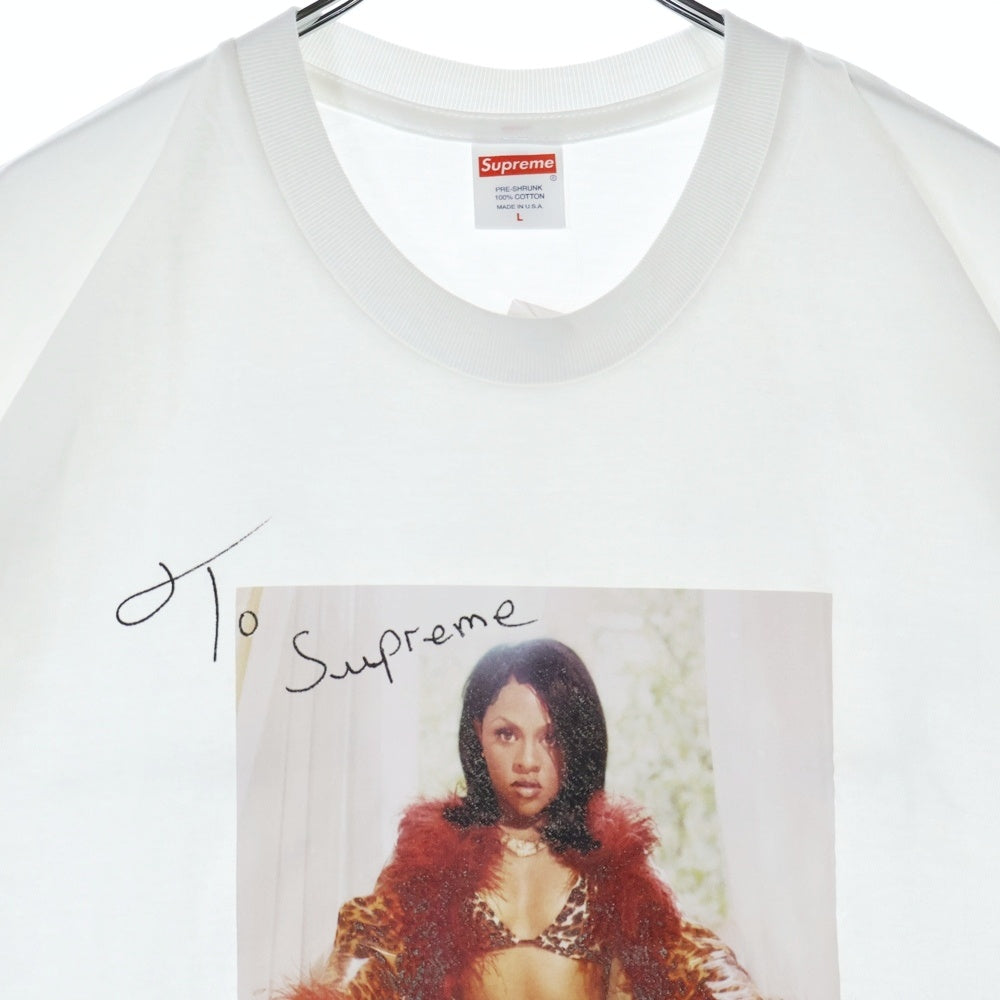 SUPREME(シュプリーム) 22SS Lil Kim Tee リル・キム フォトプリント クルーネック 半袖Tシャツ カットソー ホワイト
