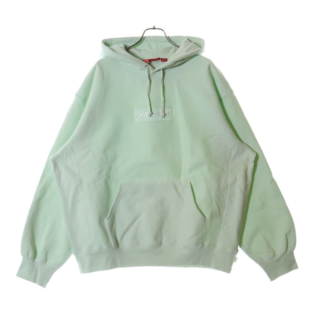 SUPREME(シュプリーム) 23AW Box Logo Hooded Sweatshirt ボックス ロゴ スウェットプルオーバーパーカー フーディ ライトグリーン