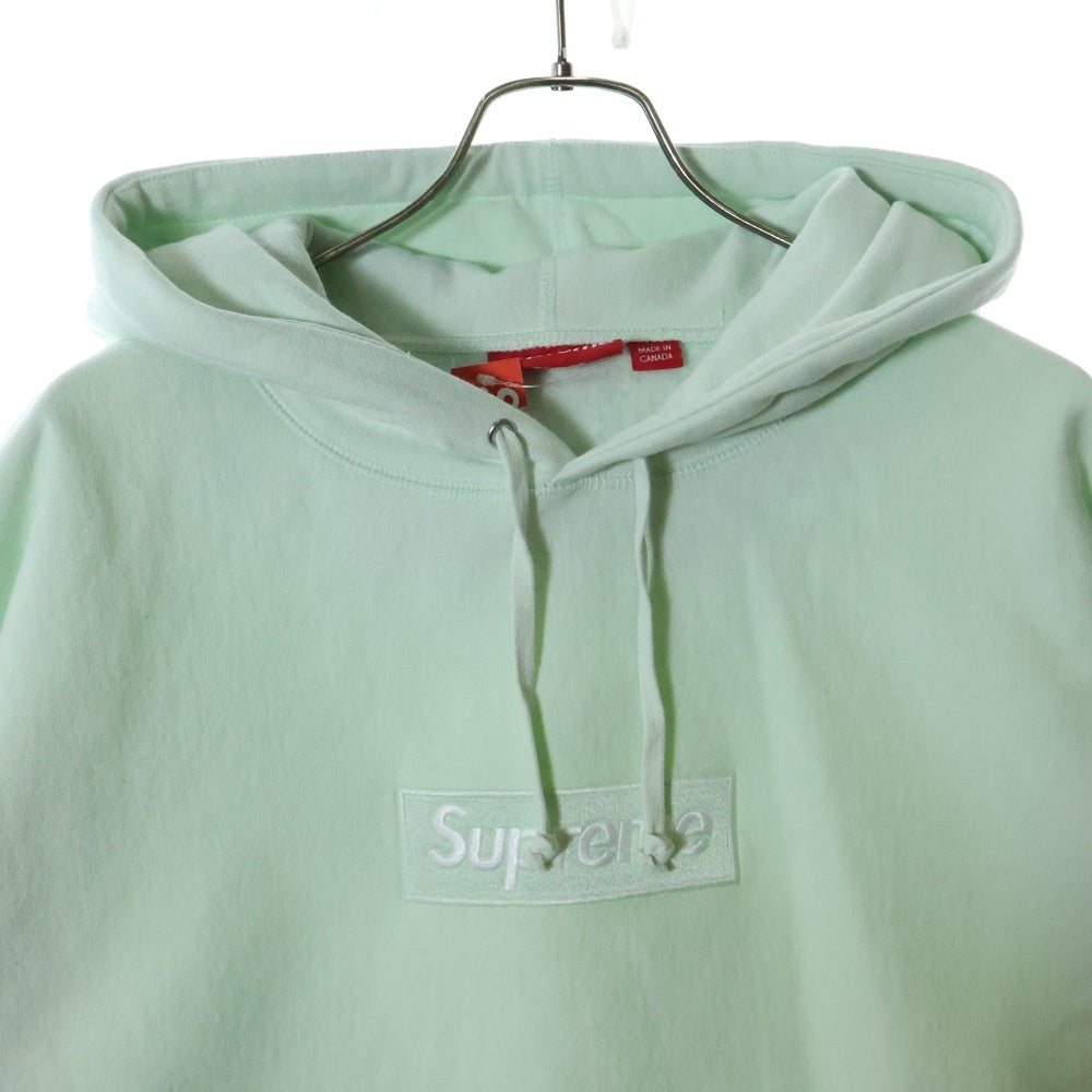 SUPREME(シュプリーム) 23AW Box Logo Hooded Sweatshirt ボックス ロゴ スウェットプルオーバーパーカー フーディ ライトグリーン