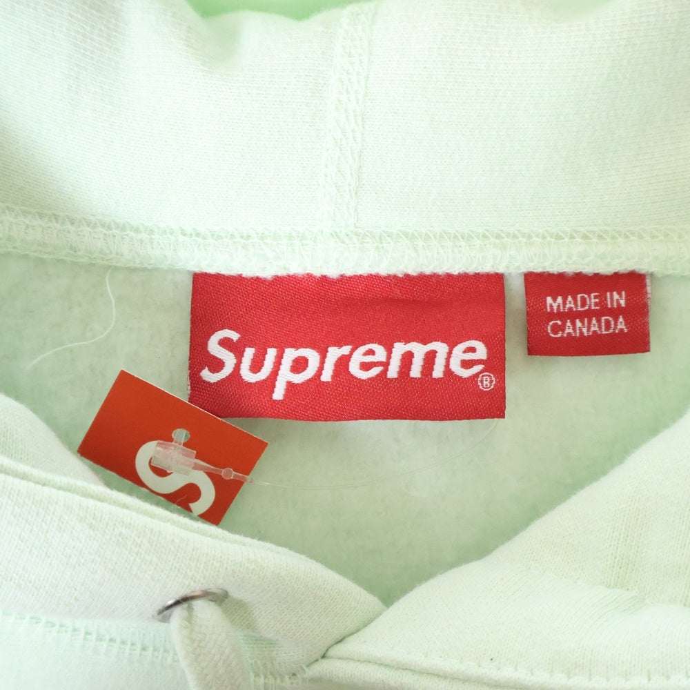 SUPREME(シュプリーム) 23AW Box Logo Hooded Sweatshirt ボックス ロゴ スウェットプルオーバーパーカー フーディ ライトグリーン