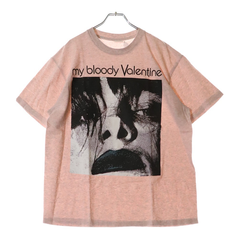 SUPREME(シュプリーム) 20SS My Bloody Valentine Feed Me With Your Kiss Tee マイブラッディバレンタイン プリント クルーネック 半袖Tシャツ カットソー ヘザーピンク