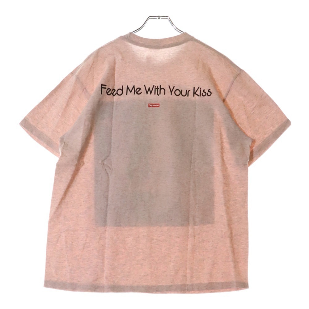 SUPREME(シュプリーム) 20SS My Bloody Valentine Feed Me With Your Kiss Tee マイブラッディバレンタイン プリント クルーネック 半袖Tシャツ カットソー ヘザーピンク