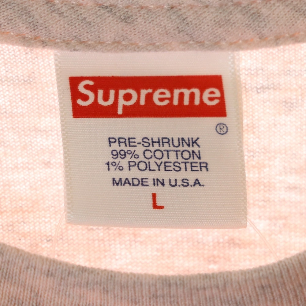 SUPREME(シュプリーム) 20SS My Bloody Valentine Feed Me With Your Kiss Tee マイブラッディバレンタイン プリント クルーネック 半袖Tシャツ カットソー ヘザーピンク