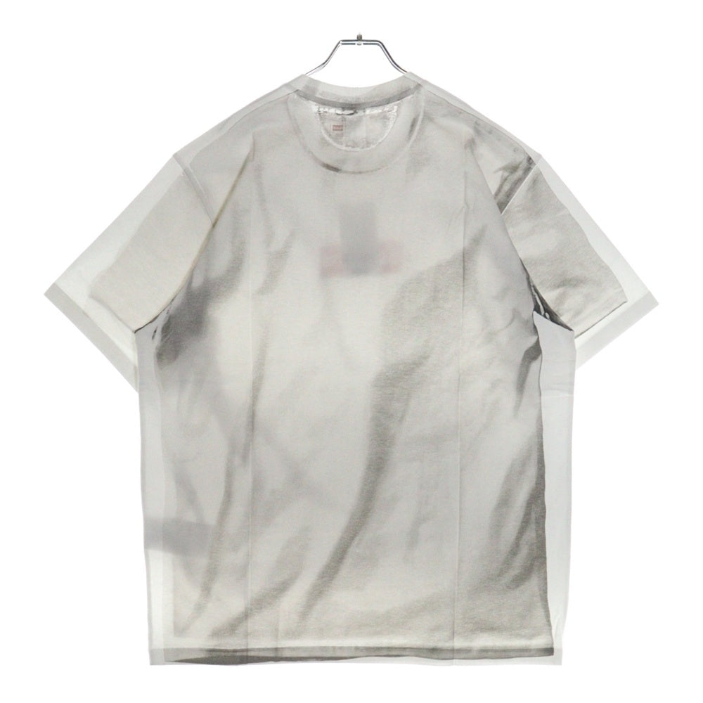 SUPREME(シュプリーム) 24SS ×MM6 Maison Margiela Box Logo Tee エムエムシックス メゾンマルジェラ ボックスロゴ プリント クルーネック 半袖Tシャツ カットソー ホワイト
