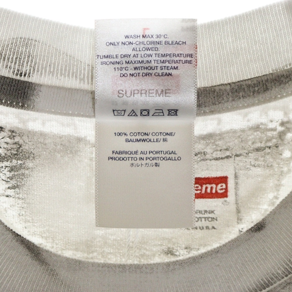 SUPREME(シュプリーム) 24SS ×MM6 Maison Margiela Box Logo Tee エムエムシックス メゾンマルジェラ ボックスロゴ プリント クルーネック 半袖Tシャツ カットソー ホワイト