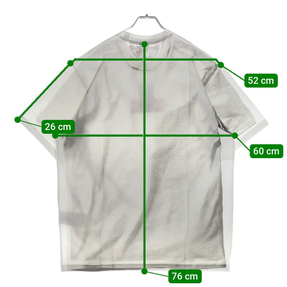 SUPREME(シュプリーム) 24SS ×MM6 Maison Margiela Box Logo Tee エムエムシックス メゾンマルジェラ ボックスロゴ プリント クルーネック 半袖Tシャツ カットソー ホワイト