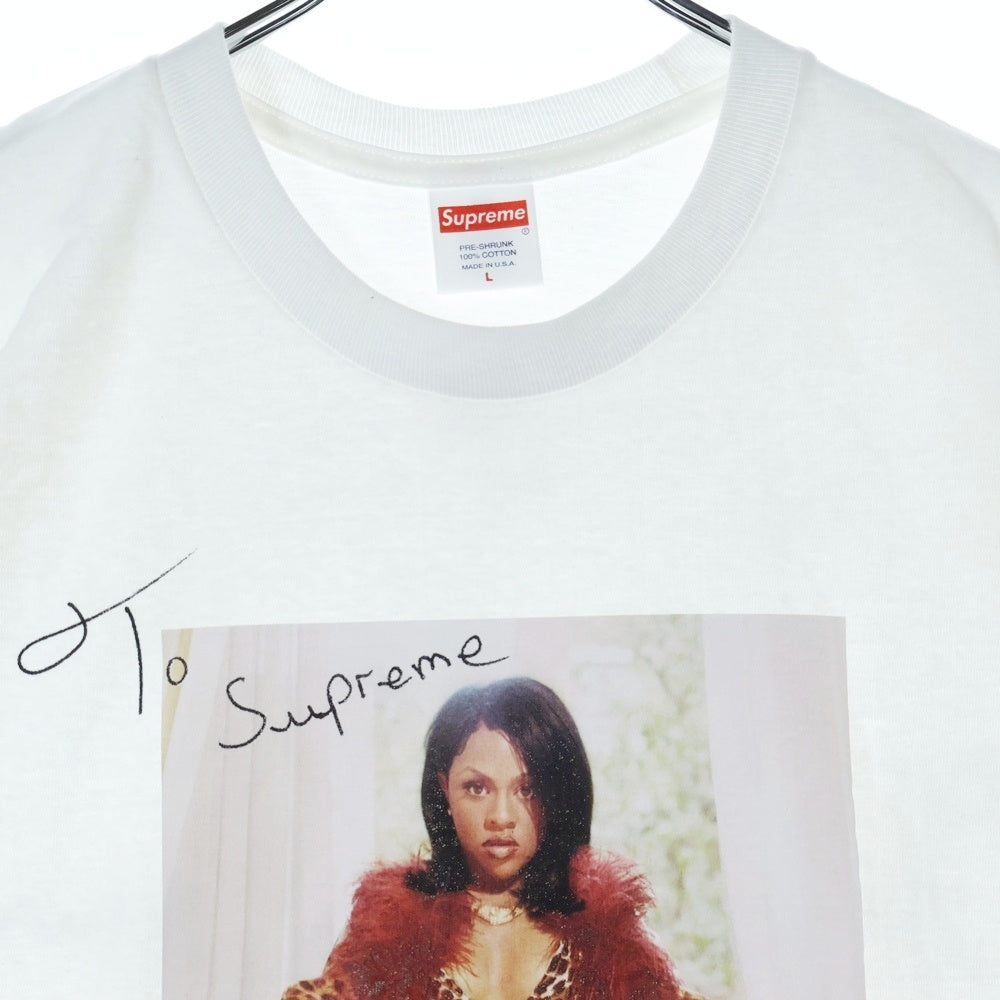 SUPREME(シュプリーム) 22SS Lil Kim Tee リル・キム フォトプリント クルーネック 半袖Tシャツ カットソー ホワイト