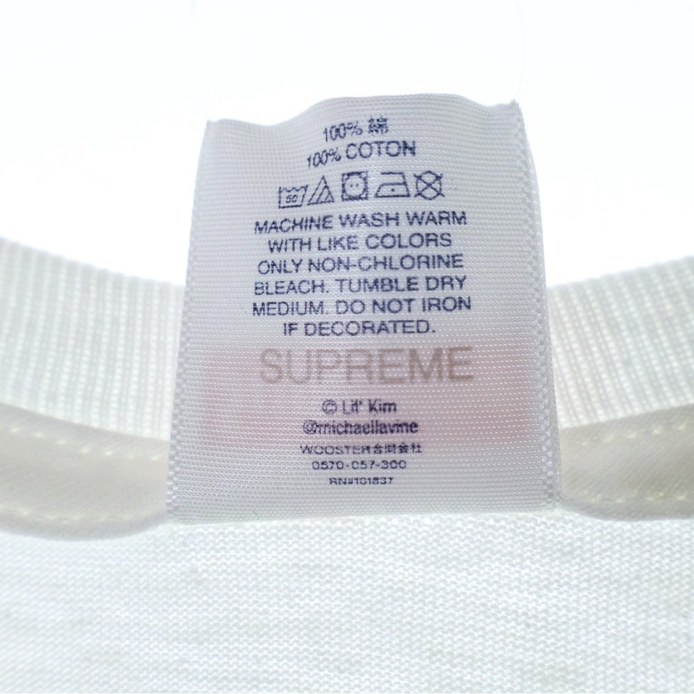 SUPREME(シュプリーム) 22SS Lil Kim Tee リル・キム フォトプリント クルーネック 半袖Tシャツ カットソー ホワイト