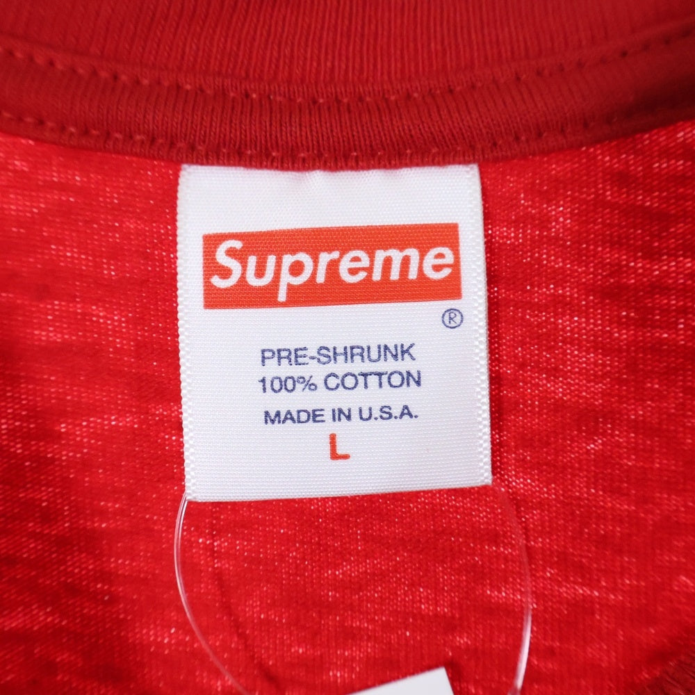 SUPREME(シュプリーム) 23SS Motion Logo Tee モーション ロゴ プリント クルーネック 半袖Tシャツ カットソー レッド