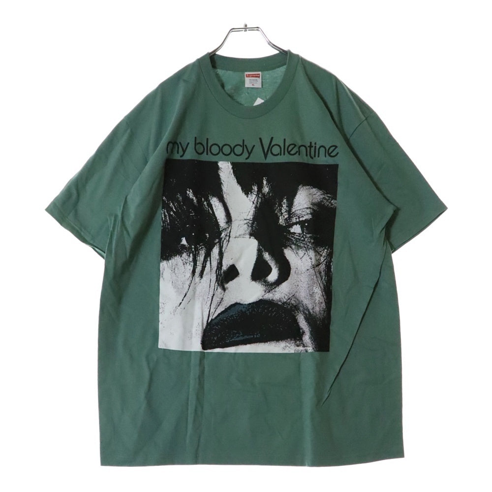 SUPREME(シュプリーム) 20SS My Bloody Valentine Feed Me With Your Kiss Tee マイブラッディバレンタイン プリント クルーネック 半袖Tシャツ カットソー グリーン