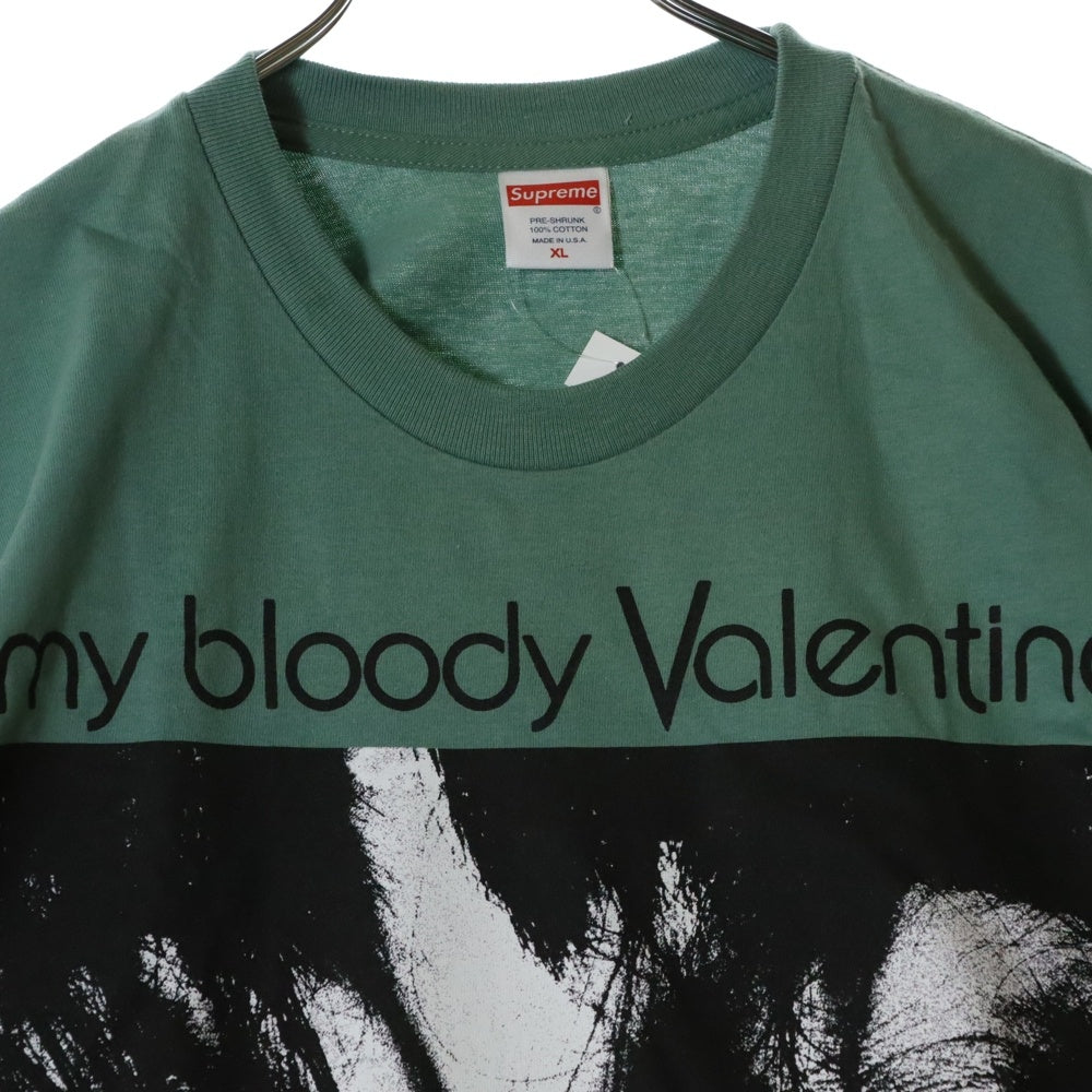 SUPREME(シュプリーム) 20SS My Bloody Valentine Feed Me With Your Kiss Tee マイブラッディバレンタイン プリント クルーネック 半袖Tシャツ カットソー グリーン