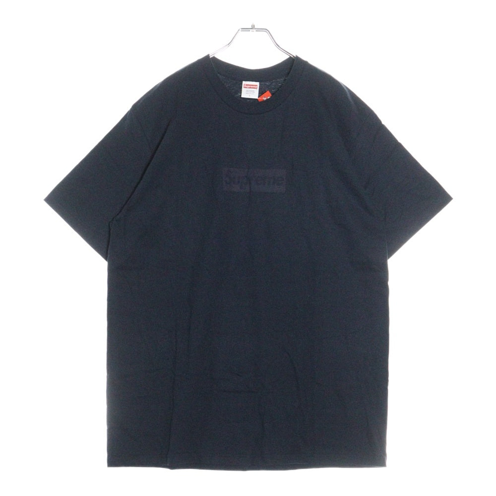SUPREME(シュプリーム) 23SS Tonal Box Logo Tee トーナル ボックスロゴ プリント クルーネック 半袖Tシャツ カットソー ネイビー