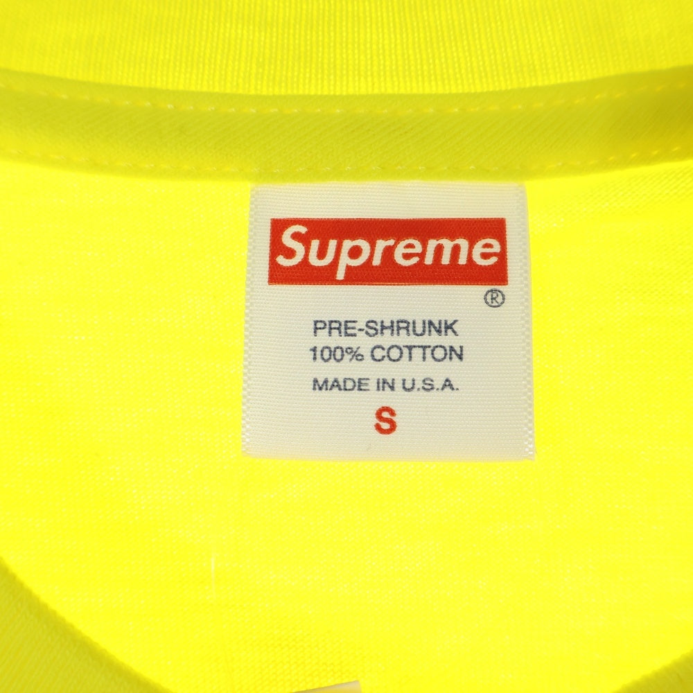 SUPREME(シュプリーム) 19AW Bandana Box Logo Tee バンダナ ボックスロゴ プリント クルーネック 半袖Tシャツ カットソー イエロー