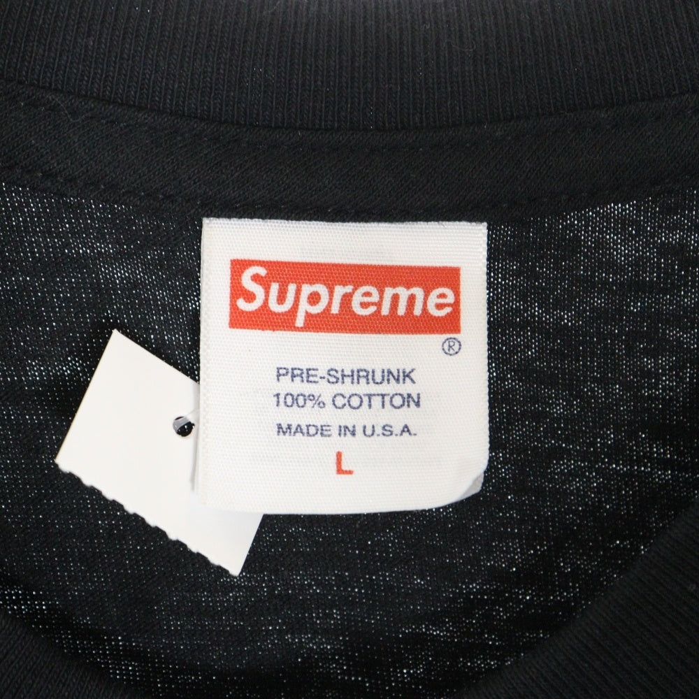 SUPREME(シュプリーム) 23SS Motion Logo Tee モーション ロゴ プリント クルーネック 半袖Tシャツ カットソー ブラック