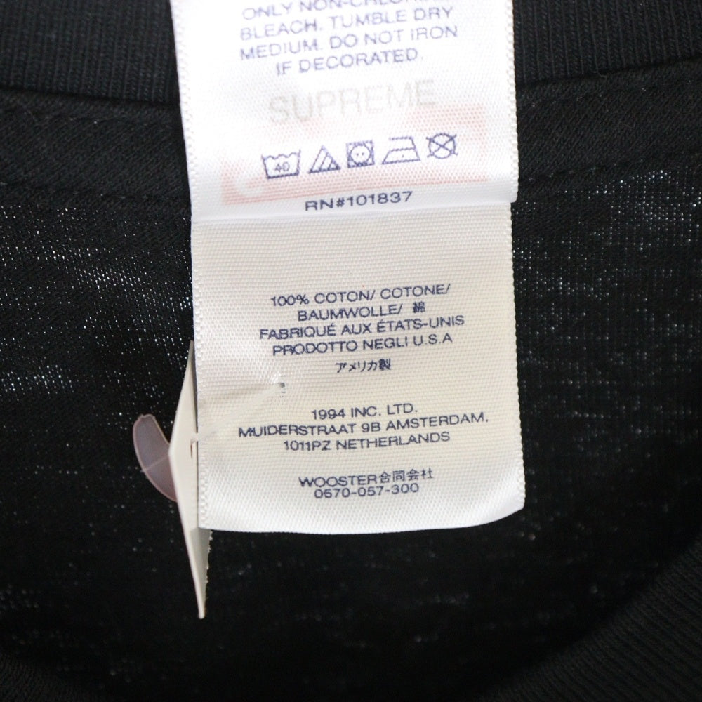SUPREME(シュプリーム) 23SS Motion Logo Tee モーション ロゴ プリント クルーネック 半袖Tシャツ カットソー ブラック