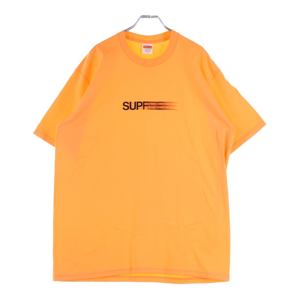 SUPREME(シュプリーム) 23SS Motion Logo Tee モーション ロゴ プリント クルーネック 半袖Tシャツ カットソー オレンジ