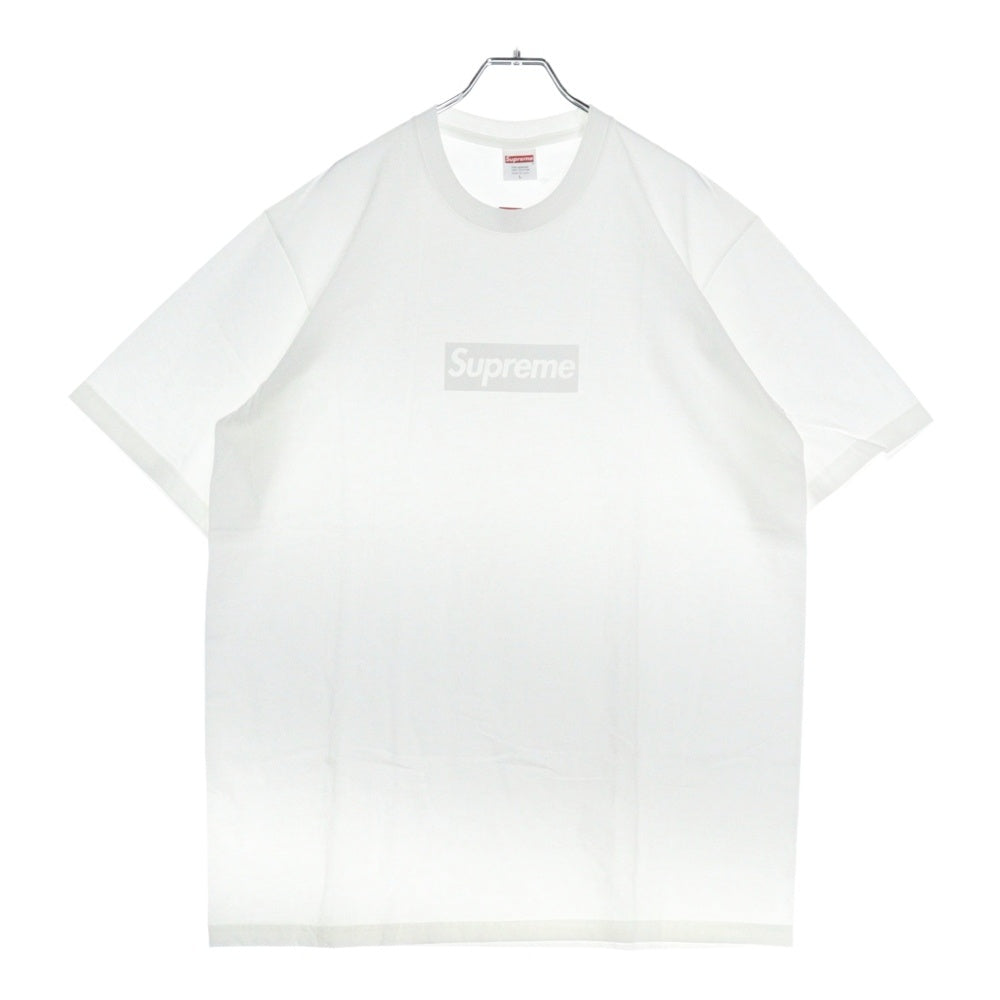 SUPREME(シュプリーム) 23SS Tonal Box Logo Tee トーナル ボックスロゴ プリント クルーネック 半袖Tシャツ カットソー ホワイト