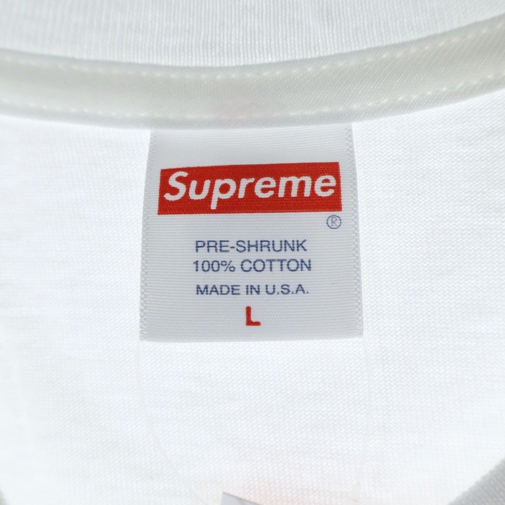 SUPREME(シュプリーム) 23SS Tonal Box Logo Tee トーナル ボックスロゴ プリント クルーネック 半袖Tシャツ カットソー ホワイト