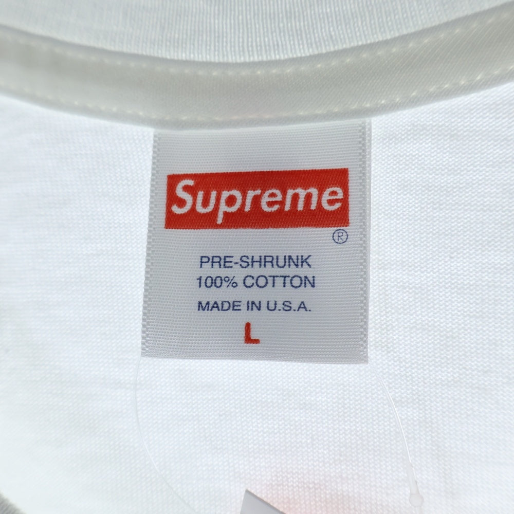 SUPREME(シュプリーム) 23SS Tonal Box Logo Tee トーナル ボックスロゴ プリント クルーネック 半袖Tシャツ カットソー ホワイト