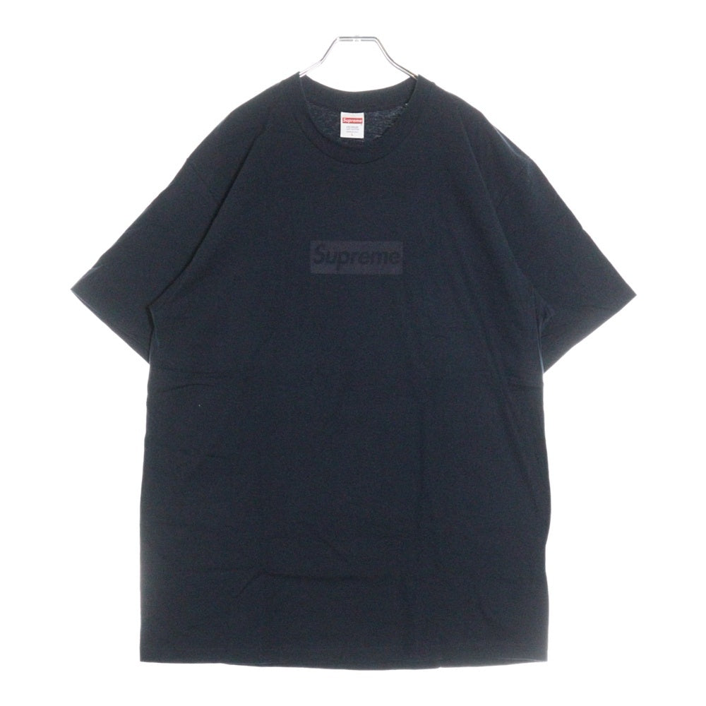 SUPREME(シュプリーム) 23SS Tonal Box Logo Tee トーナル ボックスロゴ プリント クルーネック 半袖Tシャツ カットソー ネイビー